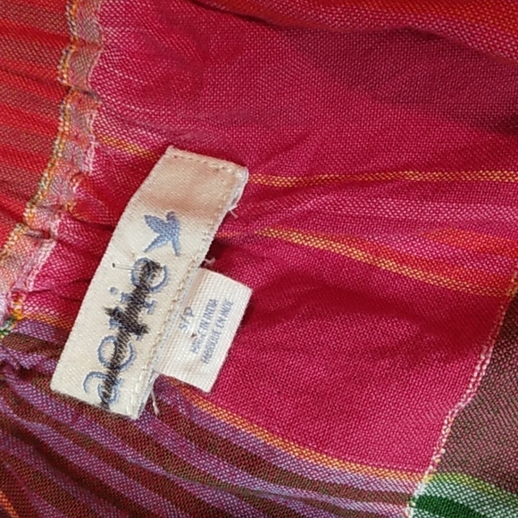 American Eagle AERIE Women’s Plaid Short Mini BOHO Pockets skirt sz. S/p - Picture 3 of 4